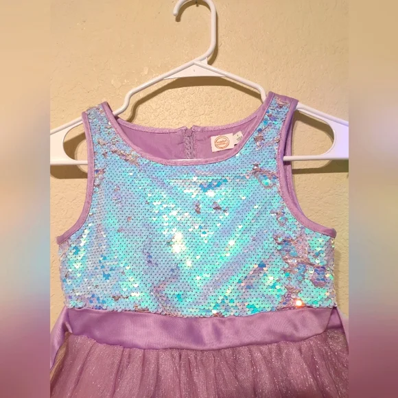Sparkling Blue and Purple Dress
